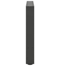 Couchtischbeine Anthrazit 2 Stk. 60x(42-43) cm Stahl