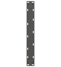 Couchtischbeine Anthrazit 2 Stk. 60x(42-43) cm Stahl