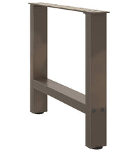 Couchtischbeine Naturstahl 2 Stk. 60x(42-43) cm Stahl