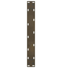 Couchtischbeine Naturstahl 2 Stk. 60x(42-43) cm Stahl