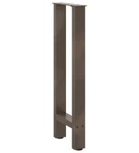 Couchtischbeine Naturstahl 2 Stk. 28x(72-73) cm Stahl