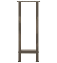 Couchtischbeine Naturstahl 2 Stk. 28x(72-73) cm Stahl