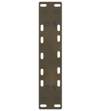 Couchtischbeine Naturstahl 2 Stk. 28x(72-73) cm Stahl