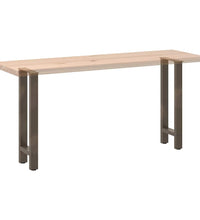 Couchtischbeine Naturstahl 2 Stk. 28x(72-73) cm Stahl