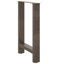 Couchtischbeine Naturstahl 2 Stk. 50x(72-73) cm Stahl