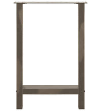 Couchtischbeine Naturstahl 2 Stk. 50x(72-73) cm Stahl