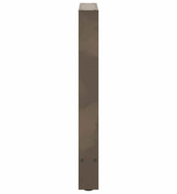 Couchtischbeine Naturstahl 2 Stk. 50x(72-73) cm Stahl