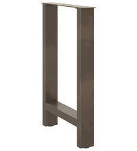 Couchtischbeine Naturstahl 2 Stk. 60x(72-73) cm Stahl