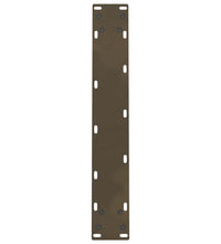 Couchtischbeine Naturstahl 2 Stk. 60x(72-73) cm Stahl