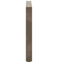 Couchtischbeine Naturstahl 2 Stk. 80x(72-73) cm Stahl