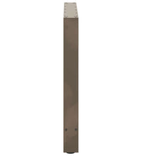 Couchtischbeine Naturstahl 2 Stk. 90x(72-73) cm Stahl