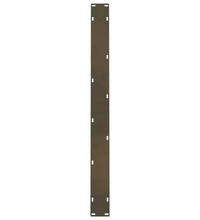 Couchtischbeine Naturstahl 2 Stk. 90x(72-73) cm Stahl