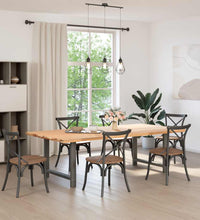 Couchtischbeine Anthrazit 2 Stk. 100x(72-73) cm Stahl