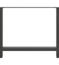 Couchtischbeine Anthrazit 2 Stk. 100x(72-73) cm Stahl