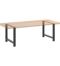 Couchtischbeine Anthrazit 2 Stk. 100x(72-73) cm Stahl