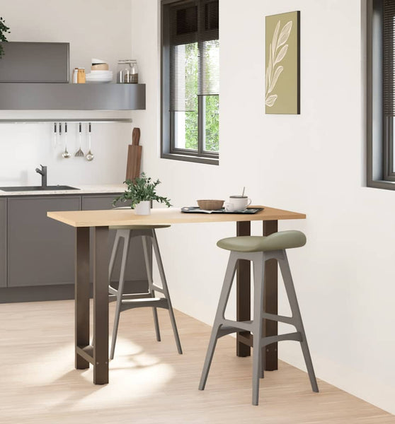 Couchtischbeine Naturstahl 2 Stk. 40x(90-91) cm Stahl
