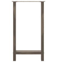 Couchtischbeine Naturstahl 2 Stk. 40x(90-91) cm Stahl