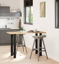 Couchtischbeine Schwarz 2 Stk. 50x(90-91) cm Stahl