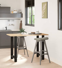 Couchtischbeine Schwarz 2 Stk. 60x(90-91) cm Stahl