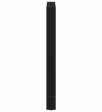 Couchtischbeine Schwarz 2 Stk. 60x(90-91) cm Stahl