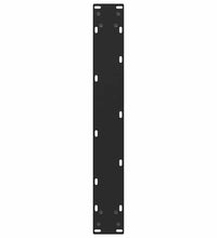Couchtischbeine Schwarz 2 Stk. 60x(90-91) cm Stahl