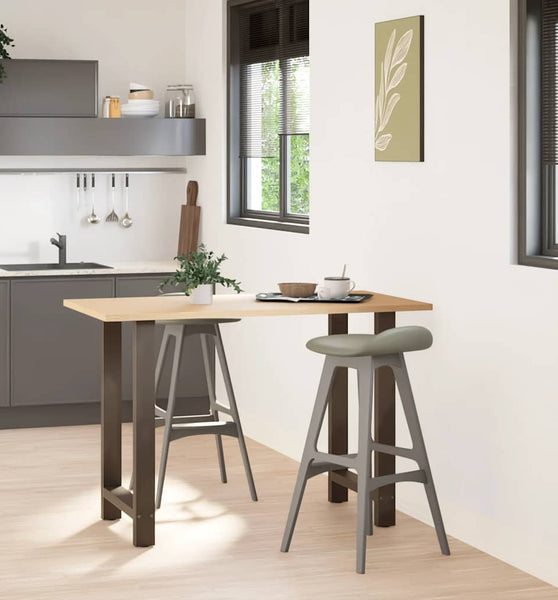 Couchtischbeine Naturstahl 2 Stk. 60x(90-91) cm Stahl