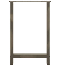 Couchtischbeine Naturstahl 2 Stk. 60x(90-91) cm Stahl