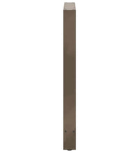 Couchtischbeine Naturstahl 2 Stk. 60x(90-91) cm Stahl