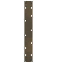 Couchtischbeine Naturstahl 2 Stk. 60x(90-91) cm Stahl