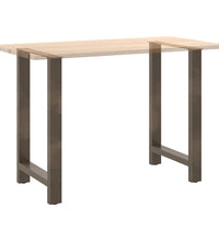 Couchtischbeine Naturstahl 2 Stk. 60x(90-91) cm Stahl