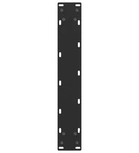 Couchtischbeine Schwarz 2 Stk. 40x(100-101) cm Stahl
