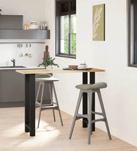 Couchtischbeine Schwarz 2 Stk. 50x(100-101) cm Stahl