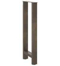 Couchtischbeine Naturstahl 2 Stk. 50x(100-101) cm Stahl