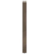 Couchtischbeine Naturstahl 2 Stk. 50x(100-101) cm Stahl