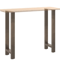 Couchtischbeine Naturstahl 2 Stk. 50x(100-101) cm Stahl