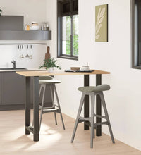 Couchtischbeine Anthrazit 2 Stk. 60x(100-101) cm Stahl