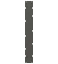 Couchtischbeine Anthrazit 2 Stk. 60x(100-101) cm Stahl