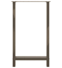 Couchtischbeine Naturstahl 2 Stk. 60x(100-101) cm Stahl