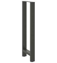 Couchtischbeine Anthrazit 2 Stk. 40x(110-111) cm Stahl