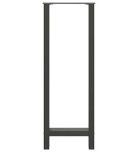Couchtischbeine Anthrazit 2 Stk. 40x(110-111) cm Stahl