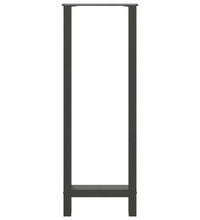 Couchtischbeine Anthrazit 2 Stk. 50x(110-111) cm Stahl