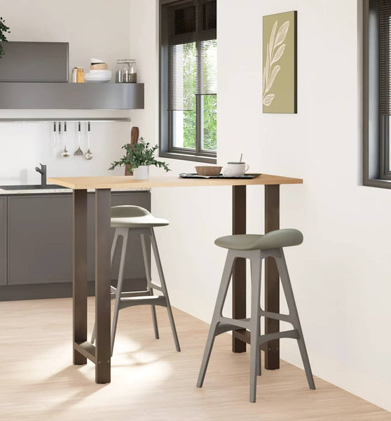 Couchtischbeine Naturstahl 2 Stk. 60x(110-111) cm Stahl