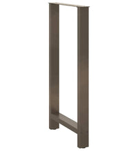 Couchtischbeine Naturstahl 2 Stk. 60x(110-111) cm Stahl