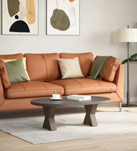 Couchtischbeine X-Form 2 Stk. Naturstahl 30x(30-31) cm Stahl