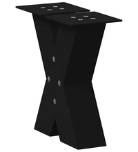 Couchtischbeine X-Form 2 Stk. Schwarz 40x(30-31) cm Stahl