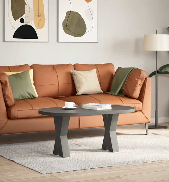 Couchtischbeine X-Form 2 Stk. Anthrazit 28x(42-43) cm Stahl