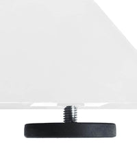 Couchtischbein in Spinnenform Weiß 98x58x(42-43) cm Stahl