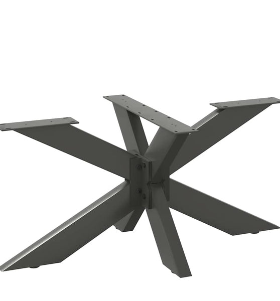 Couchtischbein in Spinnenform Anthrazit 98x58x(42-43) cm Stahl