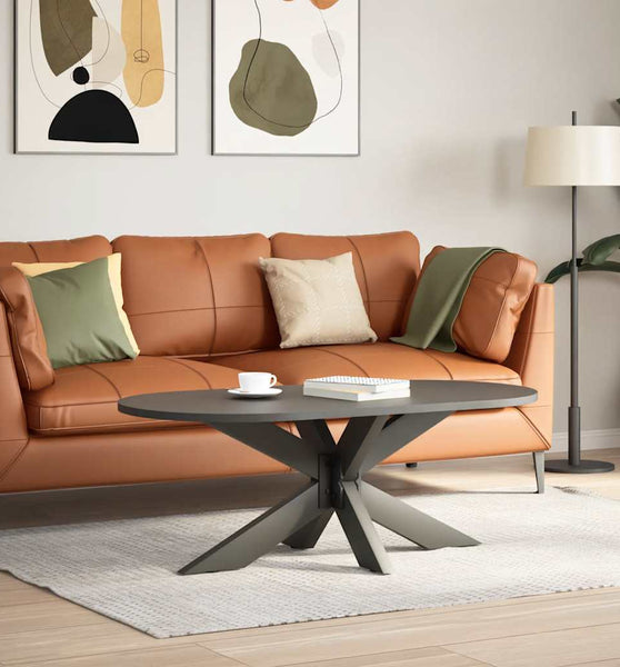 Couchtischbein in Spinnenform Anthrazit 98x58x(42-43) cm Stahl
