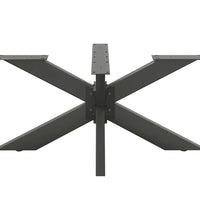 Couchtischbein in Spinnenform Anthrazit 98x58x(42-43) cm Stahl